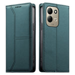For Xiaomi Redmi 17 4G  /  Redmi 17 5G Wallet Stand Case Line Splicing TPU PU Leather Phone Cover