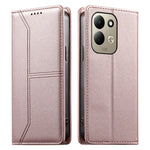 For Xiaomi Redmi 17 4G  /  Redmi 17 5G Wallet Stand Case Line Splicing TPU PU Leather Phone Cover