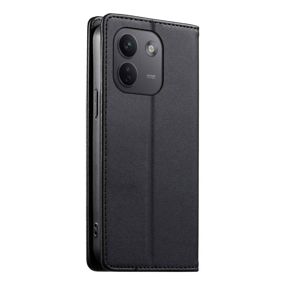 Xiaomi Redmi Note 17 Pro Max 5G Plånboksfodral Line Splicing TPU PU-lädermobilskal