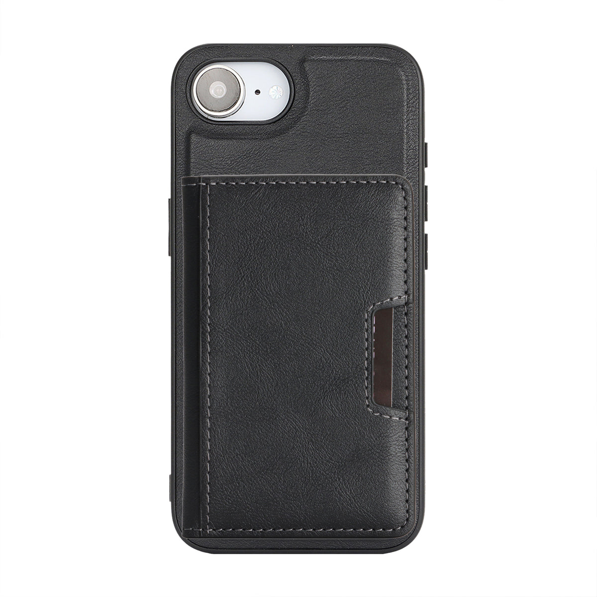 Til iPhone 16e / iPhone 17e Magnetisk Etui Bi-fold Korttaske Kickstand PU Læderbelagt TPU Cover