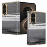 For Samsung Galaxy Z Fold8 Magnetic Case Hinge Protection Gradient Color Leather + PC Shockproof Phone Cover