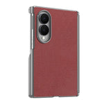 For Samsung Galaxy Z Fold8 Case Magnetic Center Pivot Litchi Texture Leather Protective Back Cover