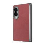 For Samsung Galaxy Z Fold8 Case Magnetic Center Pivot Litchi Texture Leather Protective Back Cover