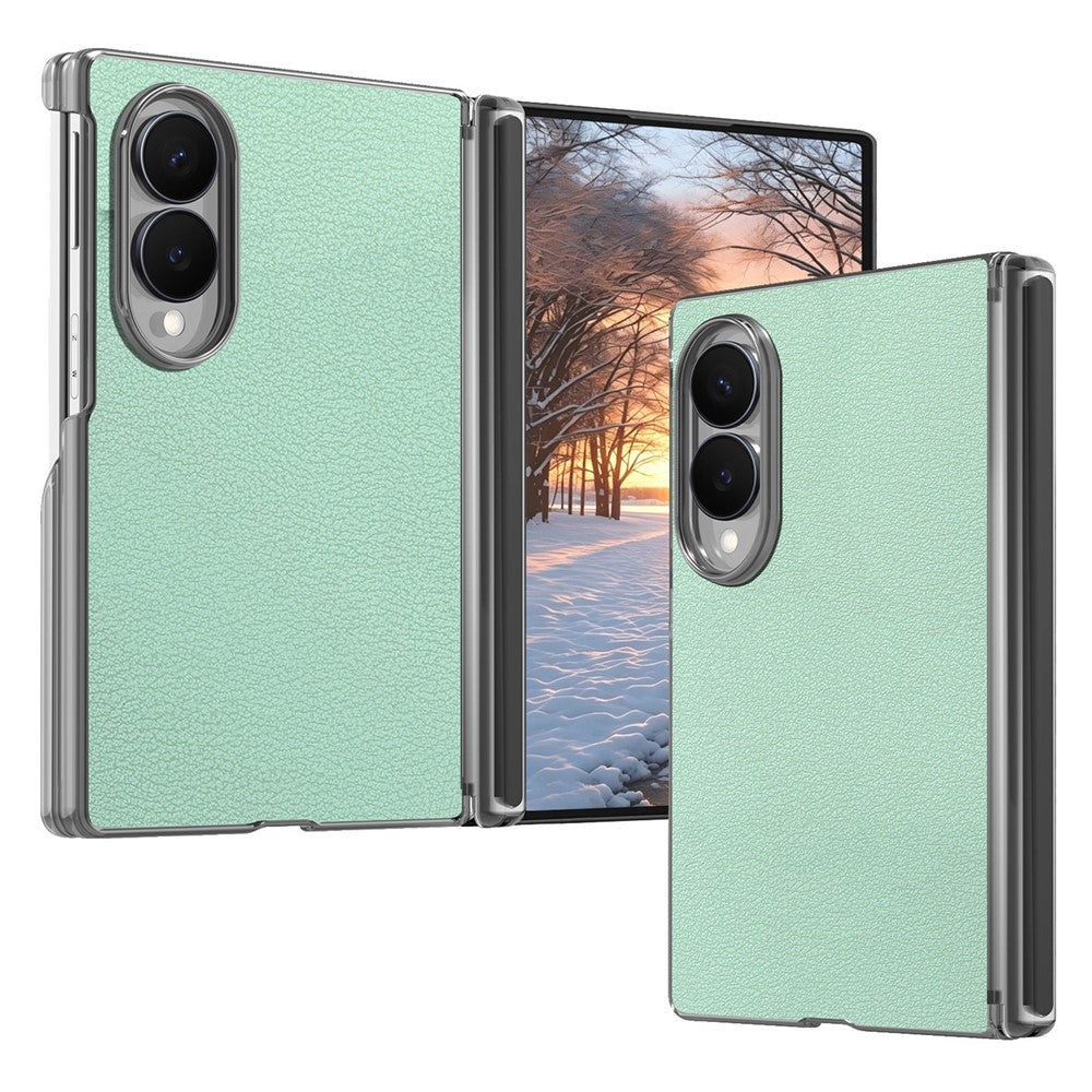 For Samsung Galaxy Z Fold8 Case Magnetic Center Pivot Litchi Texture Leather Protective Back Cover
