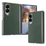 For Samsung Galaxy Z Fold8 Case Magnetic Center Pivot Litchi Texture Leather Protective Back Cover