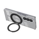 Til Samsung Galaxy Z Fold8 Ultra Cover med Magnetisk Støttefod Gennemsigtigt PC Hængsel Stødabsorberende Telefoncover