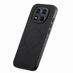 For Xiaomi Redmi Note 15 Pro+ 5G (Global) / Poco M8 Pro 5G Magnetic Case Cloth Texture PC + TPU + PU Leather Anti-Scratch Phone Cover