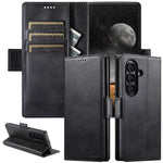 SUTENI For Samsung Galaxy Z Fold8 Ultra Case PU Leather Wallet Stand Magnetic Closing Phone Cover