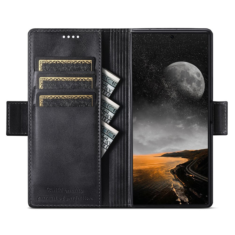 SUTENI For Samsung Galaxy Z Fold8 Ultra Case PU Leather Wallet Stand Magnetic Closing Phone Cover