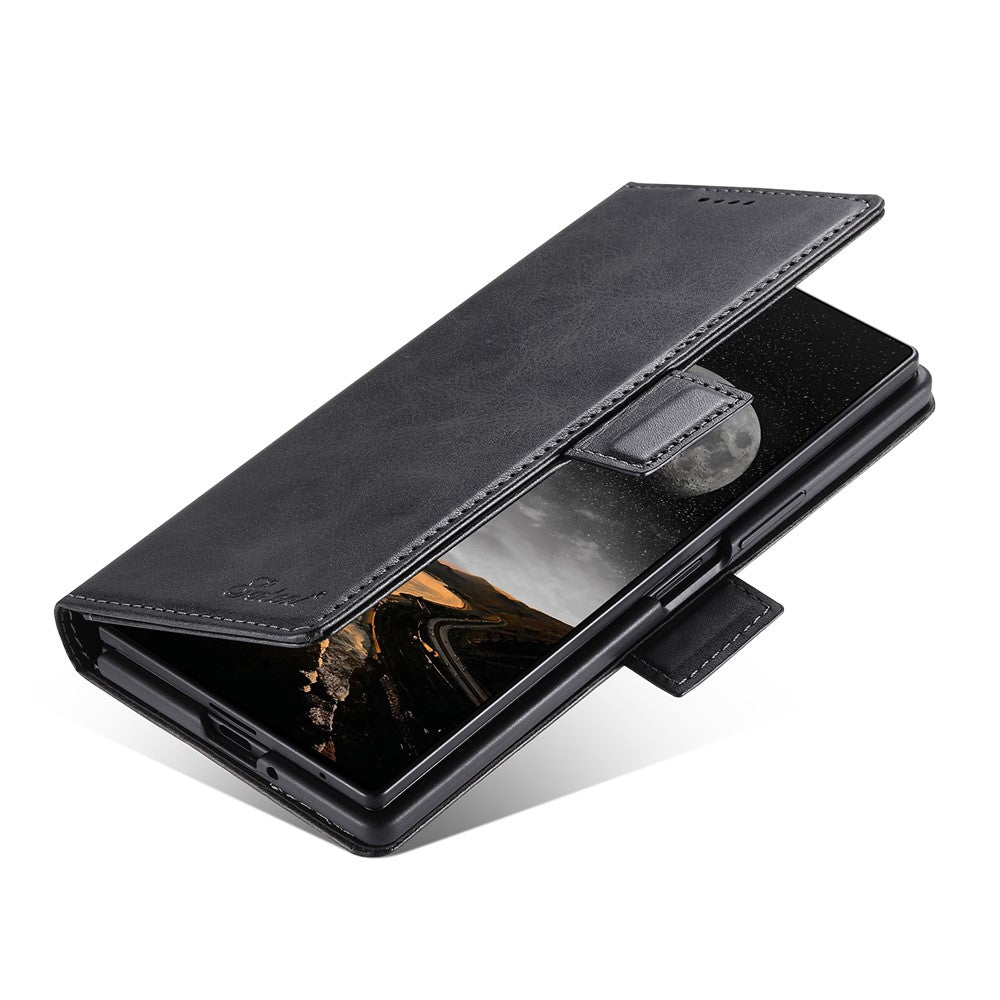 SUTENI For Samsung Galaxy Z Fold8 Ultra Case PU Leather Wallet Stand Magnetic Closing Phone Cover