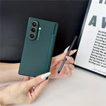 Til Samsung Galaxy Z Fold8 Ultra Cover Hårdt PC Telefoncover med Stylus / Hærdet Glas Skærmbeskytter