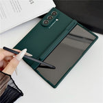 Til Samsung Galaxy Z Fold8 Ultra Cover Hårdt PC Telefoncover med Stylus / Hærdet Glas Skærmbeskytter
