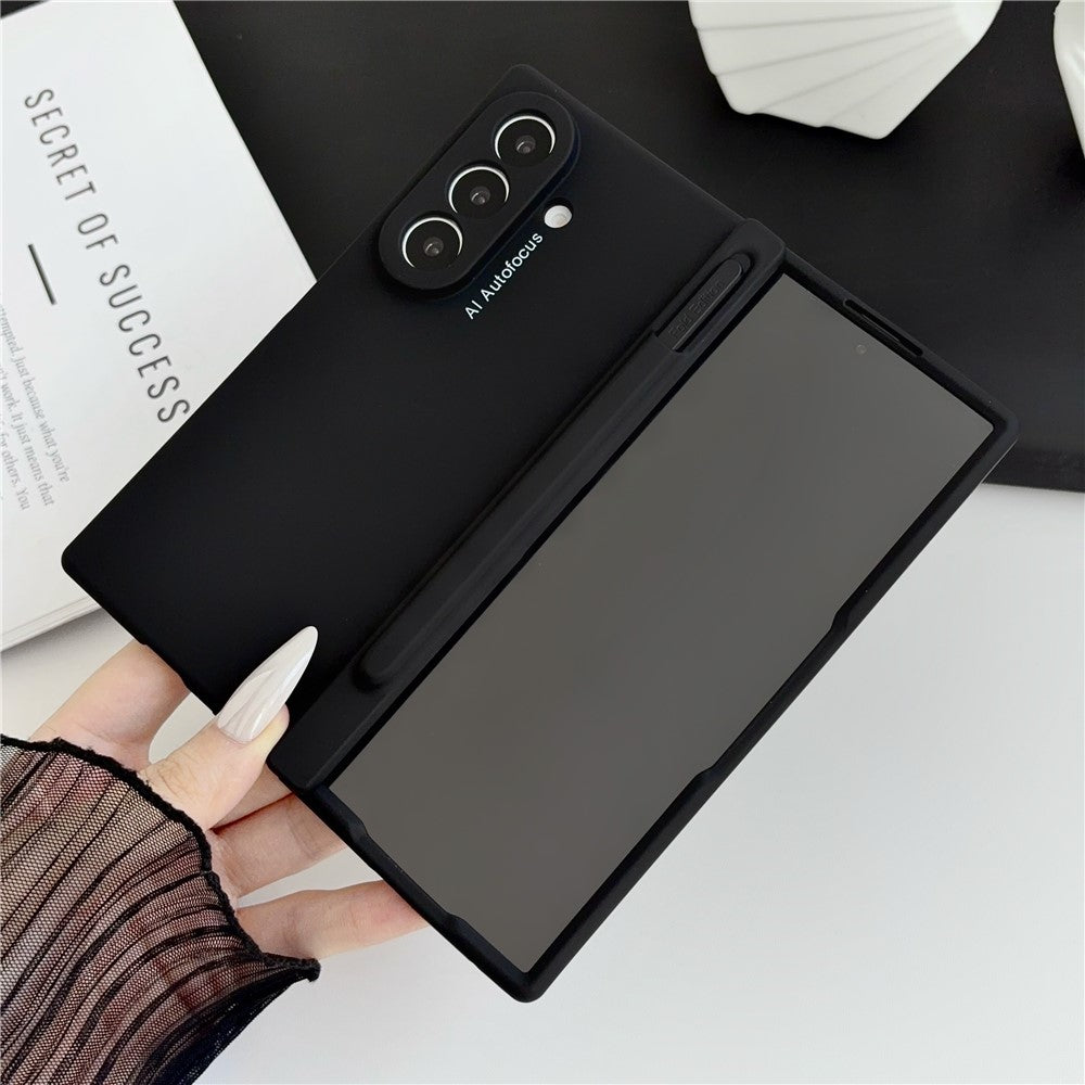 Til Samsung Galaxy Z Fold8 Ultra Cover Hårdt PC Telefoncover med Stylus / Hærdet Glas Skærmbeskytter