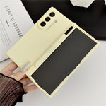 Til Samsung Galaxy Z Fold8 Ultra Cover Hårdt PC Telefoncover med Stylus / Hærdet Glas Skærmbeskytter