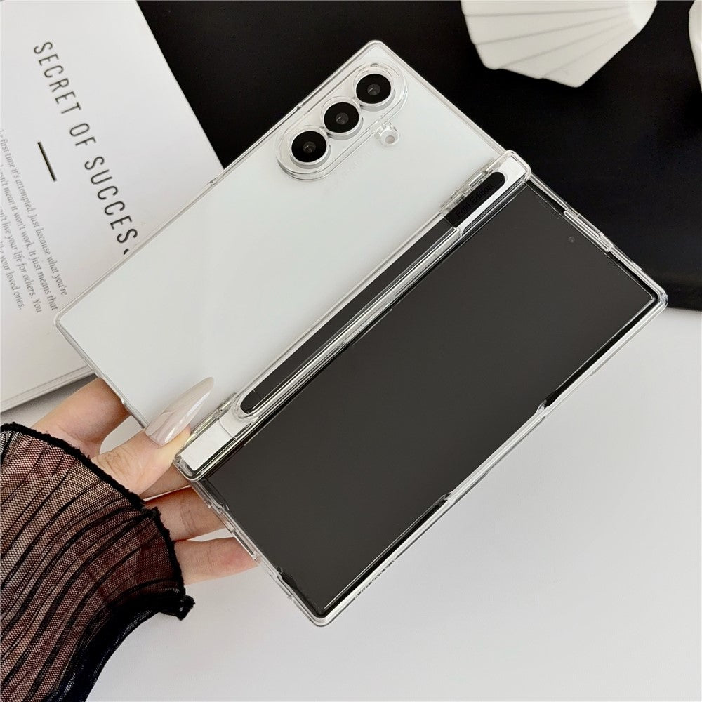 Til Samsung Galaxy Z Fold8 Ultra Cover Hårdt PC Telefoncover med Stylus / Hærdet Glas Skærmbeskytter