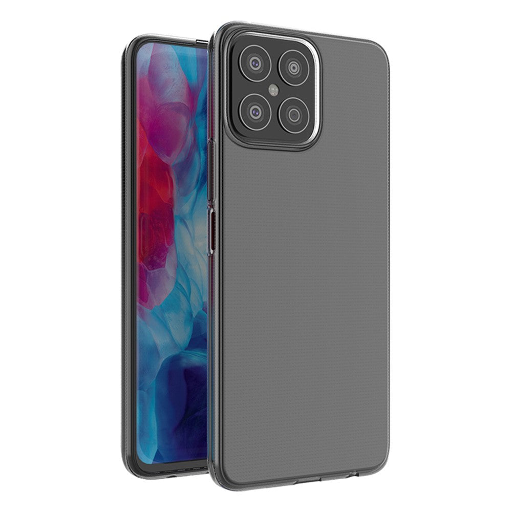 For Honor X8 4G Transparent Soft TPU Anti-Scratch Phone Cover Non-Yellowing Protective Mobile Phone Case