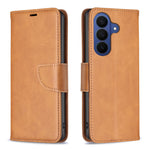 Til Samsung Galaxy S26 FE Cover Stødsikkert PU-læderetui med kortholder