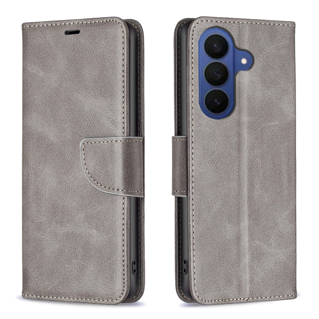Til Samsung Galaxy S26 FE Cover Stødsikkert PU-læderetui med kortholder