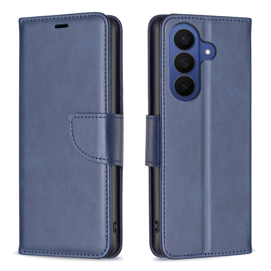 Til Samsung Galaxy S26 FE Cover Stødsikkert PU-læderetui med kortholder