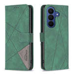 BINFEN COLOR for Samsung Galaxy S26 FE Phone Case Wallet Stand Geometry Imprinted Leather Cover