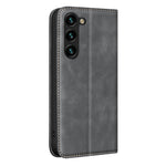 BINFEN COLOR til Samsung Galaxy S26 FE RFID-blokerende PU-lædertelefoncover med kalvetekstur