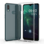 Slankt gennemsigtigt telefoncover til Samsung Galaxy A20e, blødt TPU beskyttende anti-fald mobiltelefon-bagside