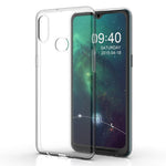Slankt gennemsigtigt telefoncover til Samsung Galaxy A20e, blødt TPU beskyttende anti-fald mobiltelefon-bagside