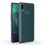 Slankt gennemsigtigt telefoncover til Samsung Galaxy A20e, blødt TPU beskyttende anti-fald mobiltelefon-bagside