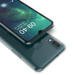 Slankt gennemsigtigt telefoncover til Samsung Galaxy A20e, blødt TPU beskyttende anti-fald mobiltelefon-bagside
