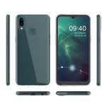 Slankt gennemsigtigt telefoncover til Samsung Galaxy A20e, blødt TPU beskyttende anti-fald mobiltelefon-bagside