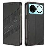 Huawei Nova 16 5G-skal 009 Punk Style Präglat Plånboksfodral Flip-fodral i Läder