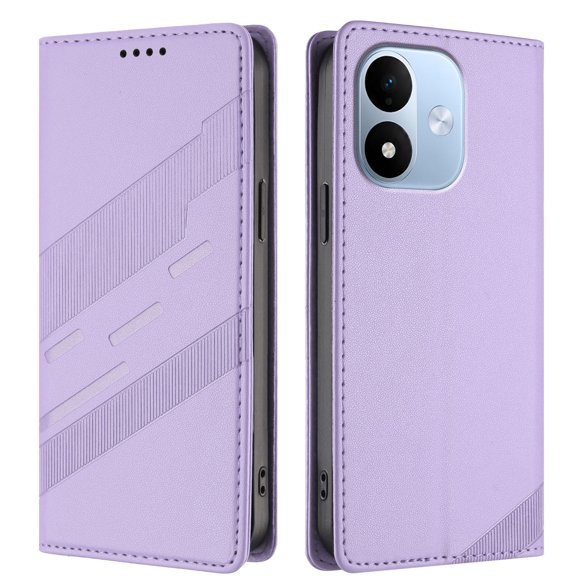 For Xiaomi Redmi Note 17 4G (Global) / Note 17 5G (Global) / Note 17 (India / China) 5G Case 009 Punk Style Imprinted Wallet Stand Folio Flip Leather Cover