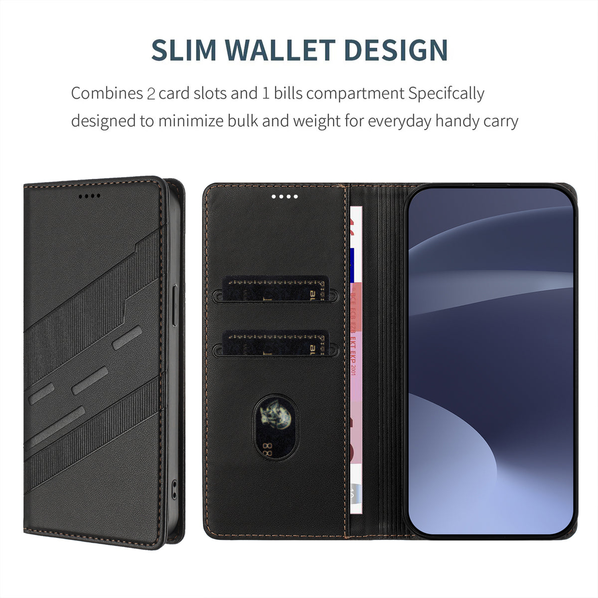 For Honor X80 Pro Max 5G Case 009 Punk Style Imprinted Wallet Stand Folio Flip Leather Cover