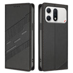 For Honor Win Turbo 5G Cover 009 Punk Stil Præget Pung Stand Folio Flip Læderetui