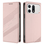 For Honor Win Turbo 5G Cover 009 Punk Stil Præget Pung Stand Folio Flip Læderetui