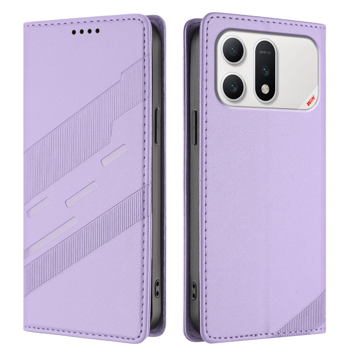 For Honor Win Turbo 5G Cover 009 Punk Stil Præget Pung Stand Folio Flip Læderetui