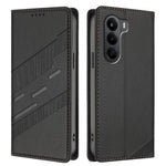 Til OnePlus Turbo 6X 5G Etui 009 Punk Style Imprinted Wallet Stand Folio Flip Læder Cover
