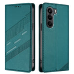 Til OnePlus Turbo 6X 5G Etui 009 Punk Style Imprinted Wallet Stand Folio Flip Læder Cover
