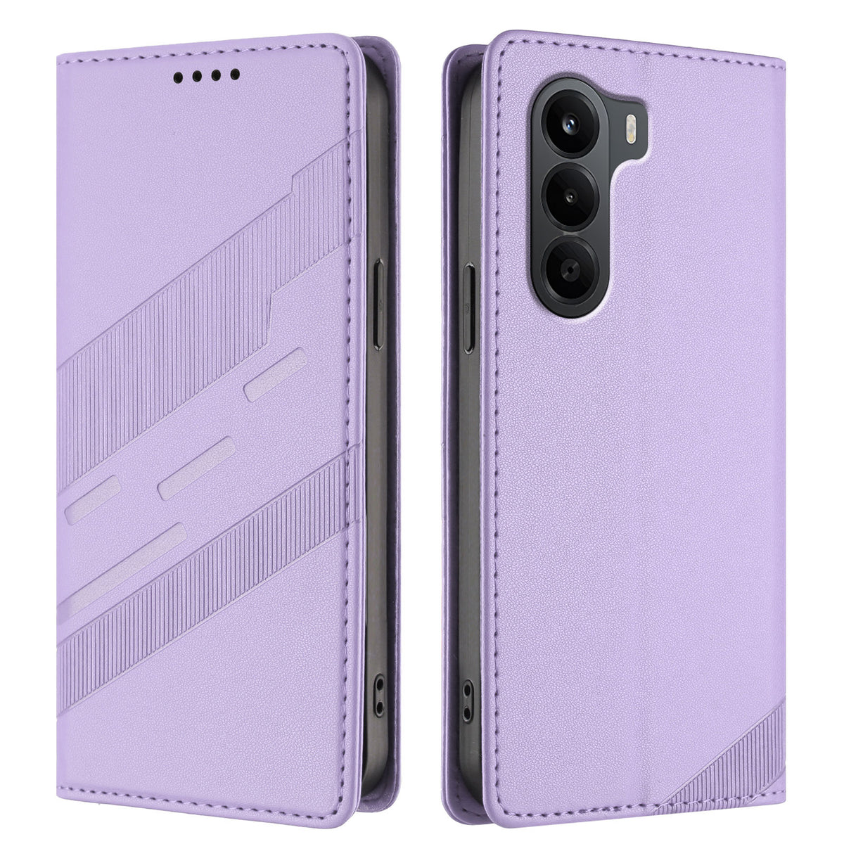 Til OnePlus Turbo 6X 5G Etui 009 Punk Style Imprinted Wallet Stand Folio Flip Læder Cover