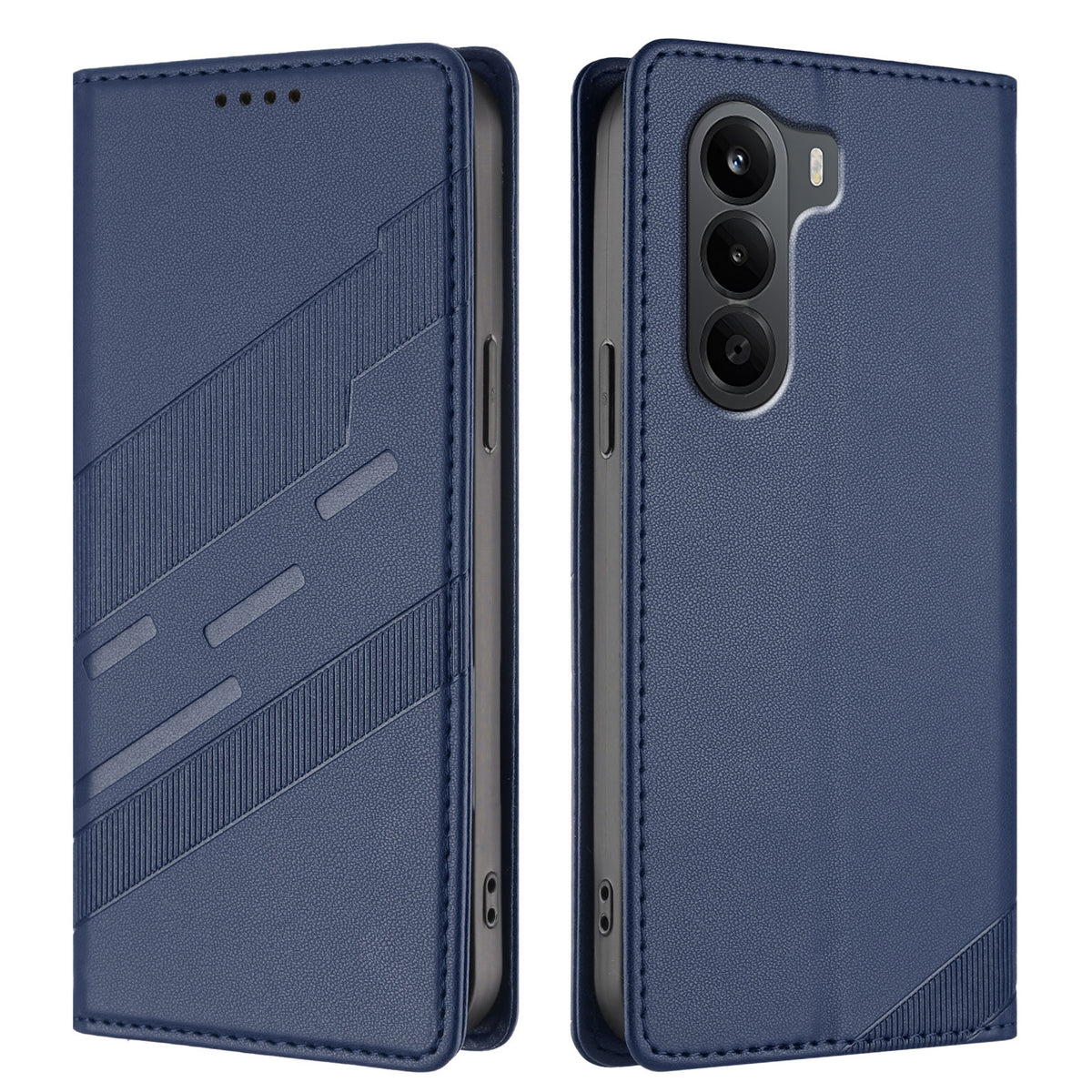 Til OnePlus Turbo 6X 5G Etui 009 Punk Style Imprinted Wallet Stand Folio Flip Læder Cover
