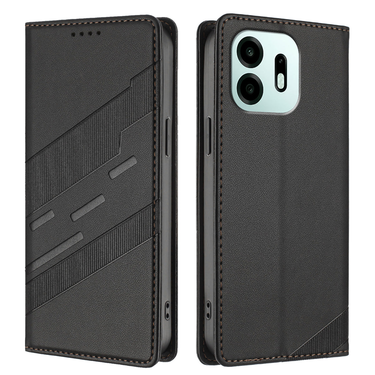 For OnePlus N6 4G Case 009 Punk Style Imprinted Wallet Stand Folio Flip Leather Cover