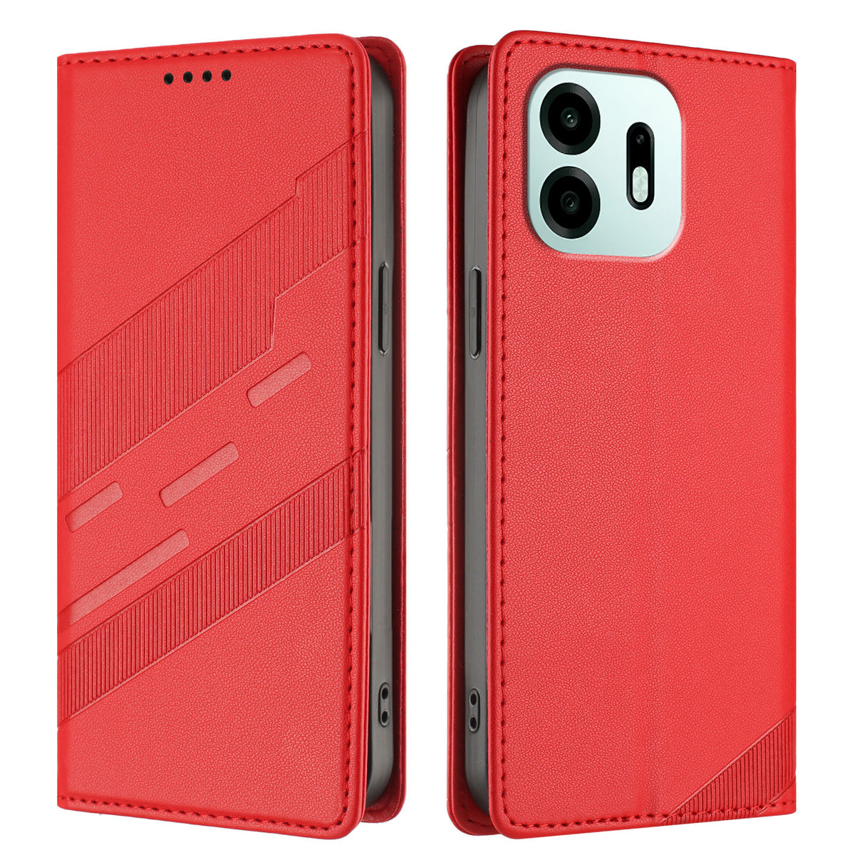 For OnePlus N6 4G Case 009 Punk Style Imprinted Wallet Stand Folio Flip Leather Cover