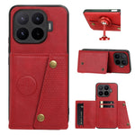For Xiaomi 17T Case with Card Slots Kickstand Leather + TPU Phone Cover
