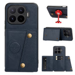 For Xiaomi 17T Case with Card Slots Kickstand Leather + TPU Phone Cover
