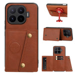 For Xiaomi 17T Case with Card Slots Kickstand Leather + TPU Phone Cover