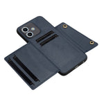 Xiaomi Redmi Note 17 4G (Global) / Note 17 5G (Global) / Note 17 (Indien / Kina) 5G-skal med kortplatser, stativ, läder + TPU-mobilskal