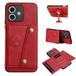 Xiaomi Redmi Note 17 4G (Global) / Note 17 5G (Global) / Note 17 (Indien / Kina) 5G-cover med kortpladser, stativ og læder + TPU-mobilcover