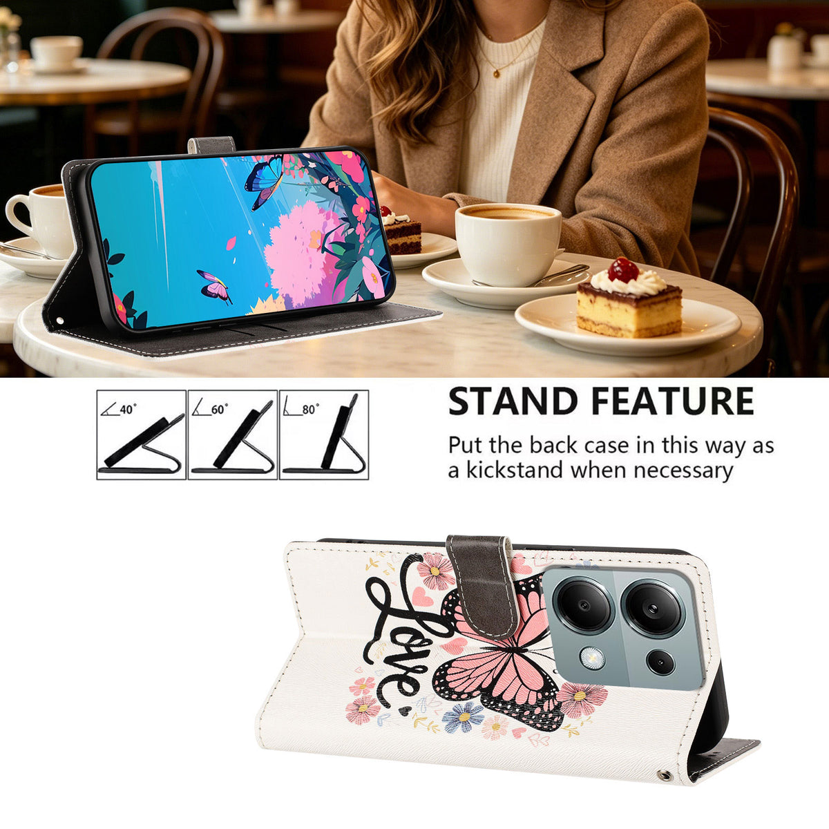 For Xiaomi Redmi 17 5G / Xiaomi Redmi 17 4G Case Pattern Printed PU Leather Flip Wallet Phone Cover with Wrist Strap