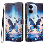 For Xiaomi Redmi Note 17 Pro Max 5G / Note 17 Pro+ 5G Case Pattern Printed PU Leather Flip Wallet Phone Cover with Wrist Strap