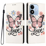 For Xiaomi Redmi Note 17 4G (Global) / Note 17 5G (Global) / Note 17 (India / China) 5G Case Pattern Printed PU Leather Flip Wallet Phone Cover with Wrist Strap